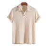 The Solid-color Short-sleeved Shirts for Men In Summer Are Casual, Loose, Comfortable and Fashionable. Men's Short-sleeved POLO Shirt