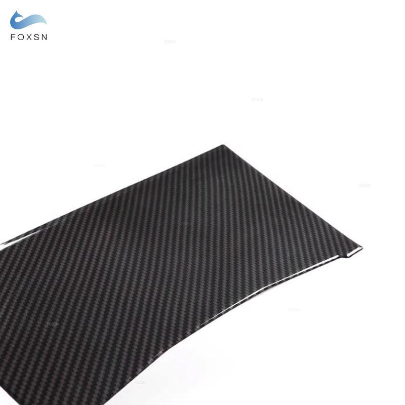 Car Center Console Control Gear Shift Panel Cover Decoration Trim Carbon Fiber Texture For BMW 3 Series G20