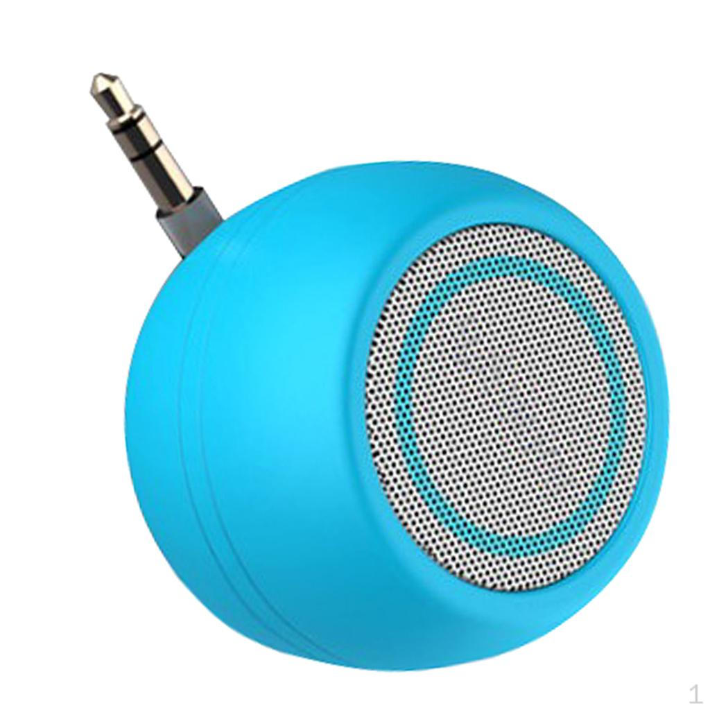 350mAh Mini Speaker 3.5mm Aux Input , 3W Loud Portable for Cellphone Tablet Laptop, Gift