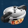 304 Stainless Steel Pressure Canners, 1.8L Dual Handle Kitchen Pressure Cooker, 4 KPA Mini Pressure Cookers With Auto Pressure Detection Protection
