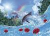 500 Piece Jigsaw Puzzle Lassen Shining Dolphins (38x53cm)