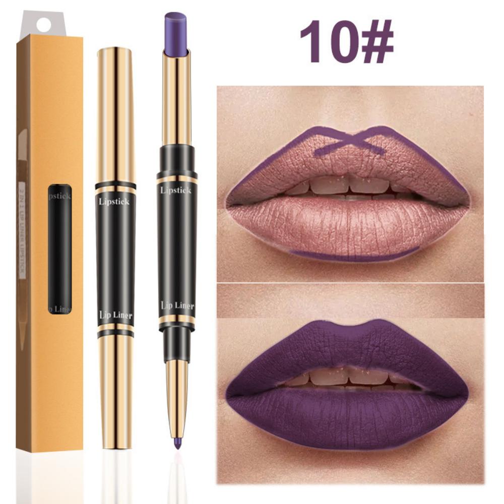 MKKRONTA Double-ended Waterproof Non-removal Lip Liner