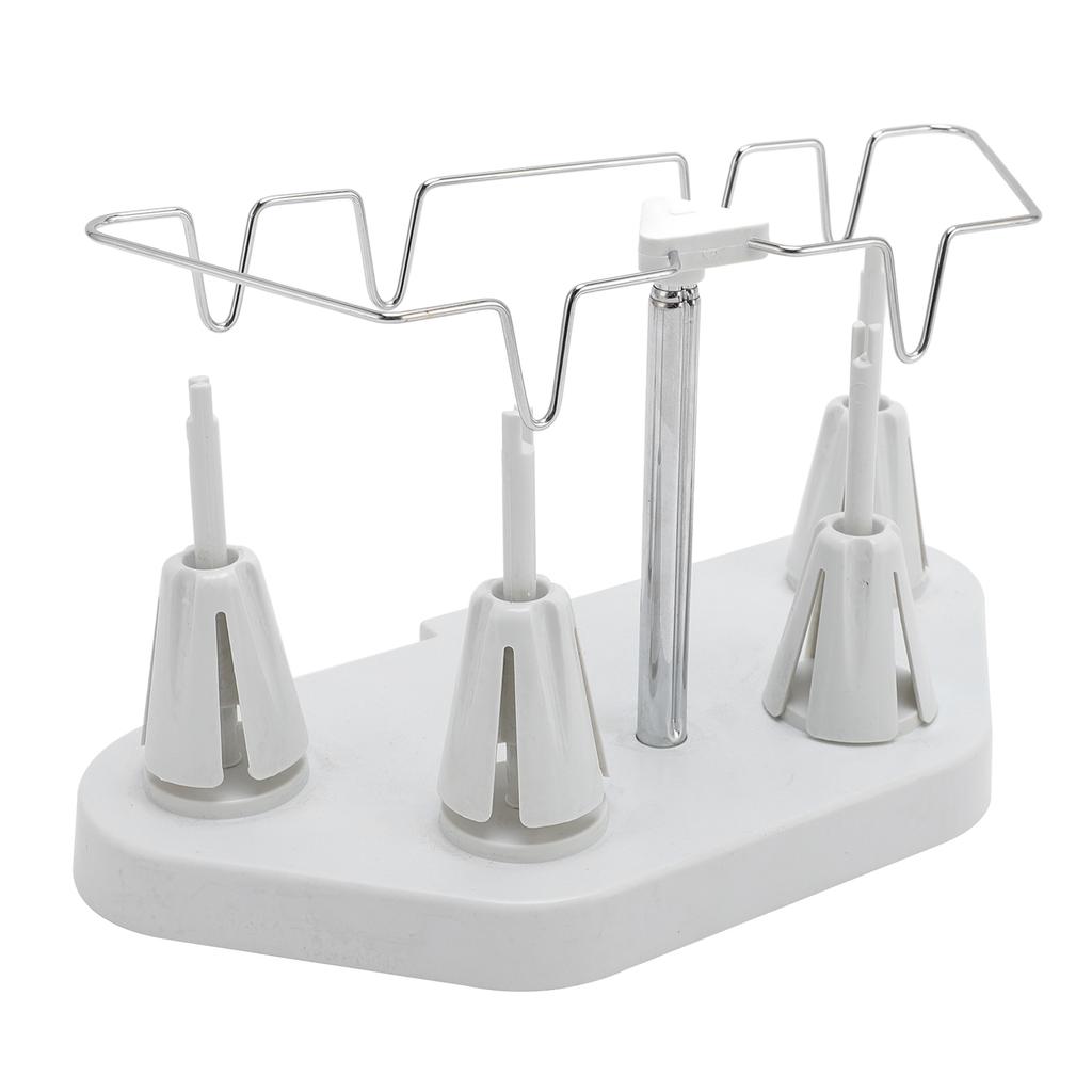 Spool Thread Stand Multifunctional Trapezoidal 4 Thread Holder Movable Adjustable Height Plastic