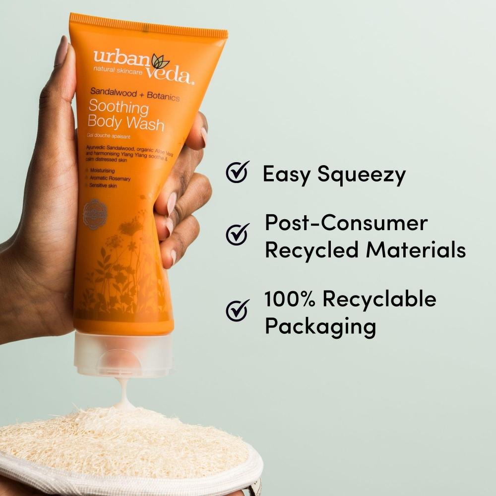 Urban Veda Soothing Spa Средство для мытья тела сандаловое дерево алоэ вера 5,1 унции