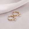 Новая изысканная легкая пряжка для ушей из титановой стали для девочек