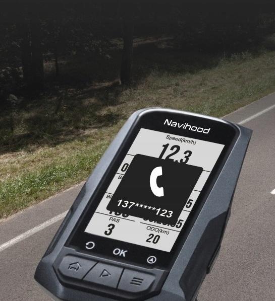 Licznik komputer rowerowy nawigacja gps bt aplikacja meilan navihood l1