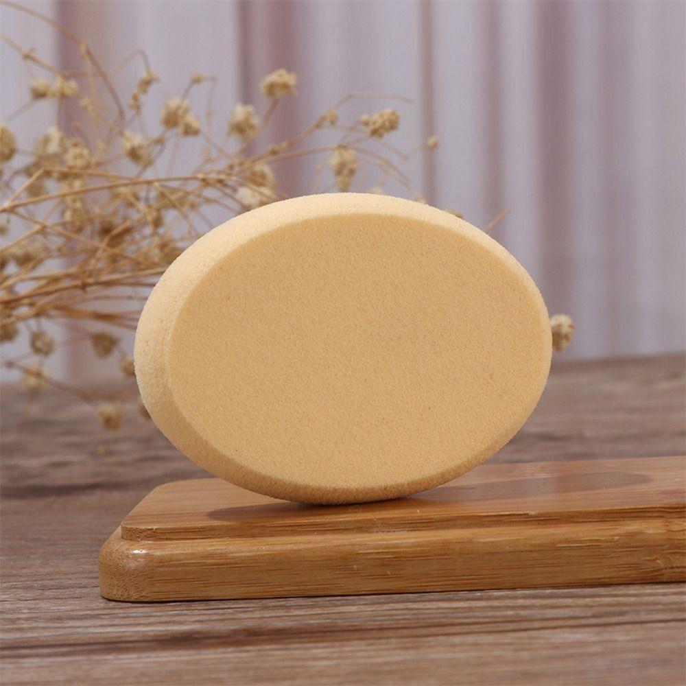 2pcs Cosmetic Puff Concealer Foundation Cream Powder Puff Oval Wet And Dry Usable Makeup Spong Puff