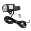 Bicycle Headlight Super Bright Bike LED Head Lamp 24?60V LED Bike Lights with Warning Horn for