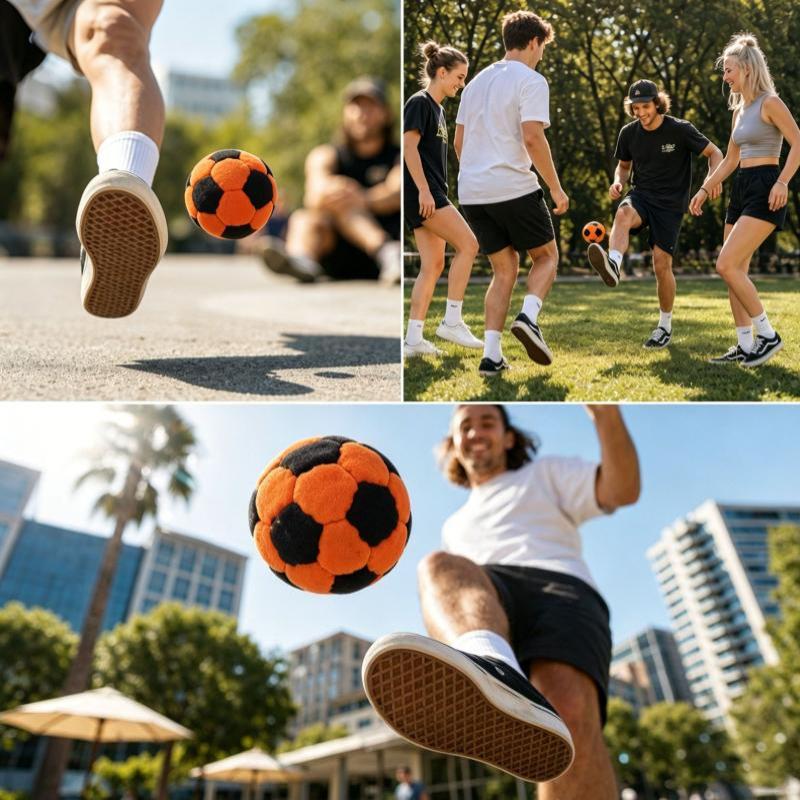2026 New Soccer Footbag Sacks Juggling Ball For Children Durable Sport Toy For Beginners Foot Bags Outdoor Playground Activities