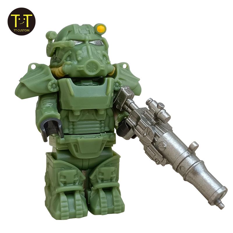 MOC Military X-01 Mech Anime Action fallouted Knights Bracket Scale Model Figures Weapons Robots Mecha Building Block Set Block Bricks Toy