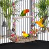 Parrot Toy Fun Exercise Stress Relief Bird Swing Toy Durable Easy-to-attach Parrot Hammock Bird Supply