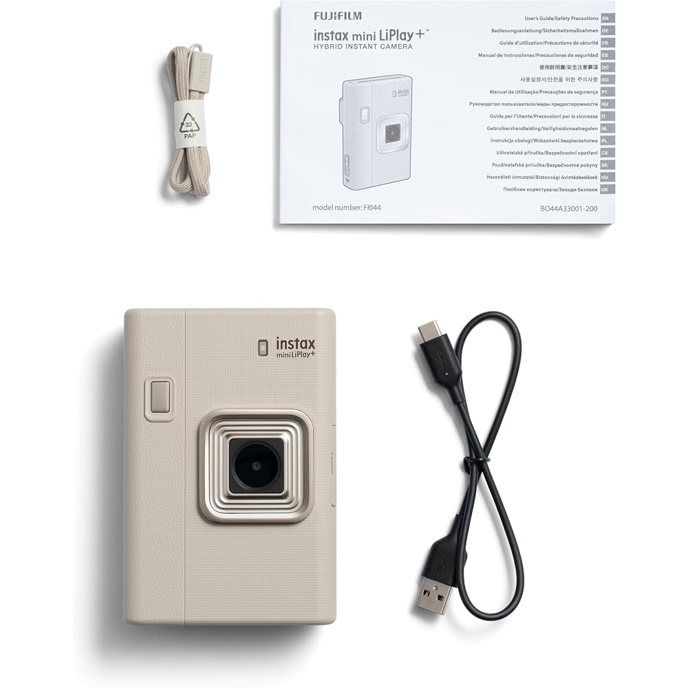 Fujifilm instax mini LiPlay PLUS INS LIPLAY PLUS BEIGE VN Instant Camera/Smartphone Printer