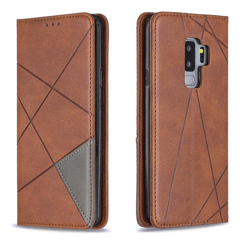 Чехол-книжка для Samsung Galaxy S9 S 9 Plus 9Plus S9Plus G965F G960F G965 Обложка Магнитная Кожаная Подставка Чехлы для Телефонов Сумки