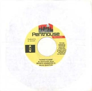 7-дюймовая пластинка BERES HAMMOND, BUJU BANTON - Honeycomb PH7206 PENTHOUSE Ямайский Регги, Ска и Даб Б/У