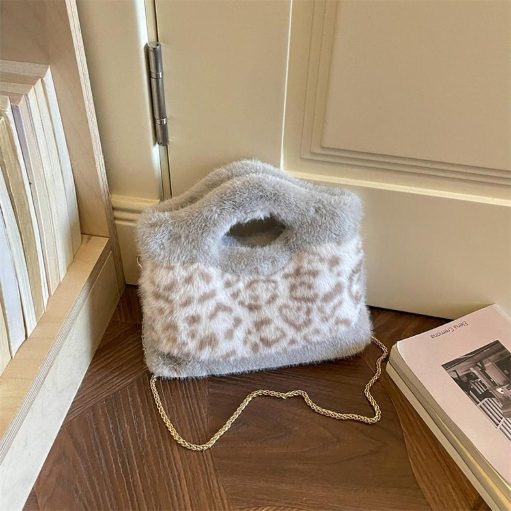 Handbag Women Plush Chain Shoulder Casual Daily