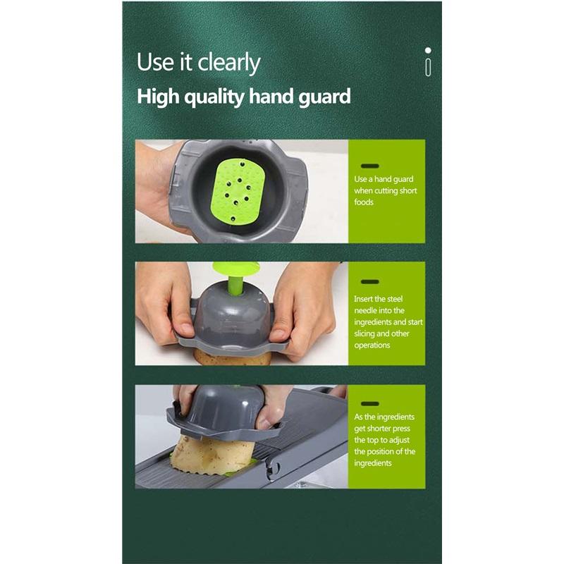 14/16 in 1 Multifunctional Vegetable Chopper Onion Chopper Handle Food Grate Food Chopper Kitchen Vegetable Slicer Dicer Cut