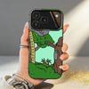 Мультяшный TBLS Sassy The S-Sasquatch Чехол для телефона Для iPhone17,16,15,14,13,12,11,Pro,MAX Серый Матовый Силиконовый Черный Чехол