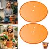 Round Planter Insert Plant Pot Insert with Drainage Holes Planter Insert Disc Enhances Drainage And Aeration Use Less Potting Soil for Healthier