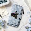 Cool Skeleton Pattern Faux Leather Long Wallet Forever Stylish Multi Card Holder Functional Purse