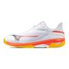 Mizuno WAVE EXCEED COURT Амортизаторы Нескользящие Износостойкие Низкие Теннисные Кроссовки Унисекс Белый Оранжевый Mizuno 61GA251860