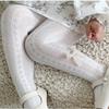 Летние детские колготки, леггинсы для девочек, тонкие сетчатые носки, колготки принцессы с бантом от комаров