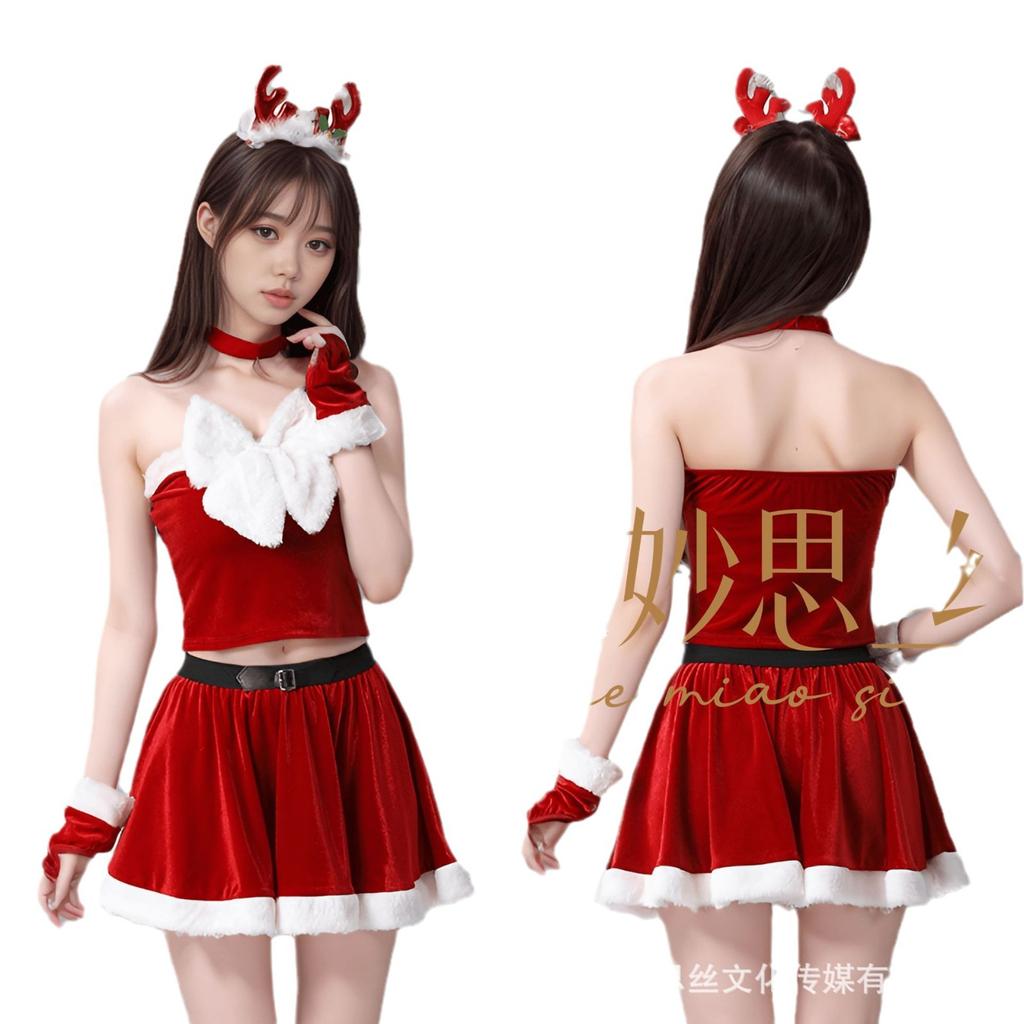 Рождественский костюм в японском и корейском стиле принцессы, платье, костюм чистого сексуального кролика, cos