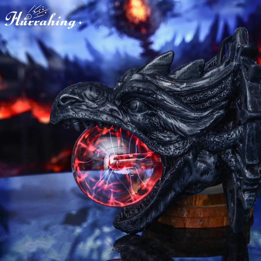 New Dragon's Crystal Plasma Ball 3 Inch Touch Sensitive Glass Ball - Science Enlightenment Decoration