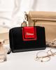 Women's leather wallet with snap and zipper - Peterson