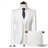 Men's Slim Fit Korean Style Suits: Business Casual Jackets, Groom's Wedding Attire, Professional Formal Wear