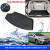 Car Trunk Mats For Toyota Corolla Saloon Hybrid E170 2016 2012~2017 E180 E160 Car Rear Cargo Pad Tray Trunk Pads EVA Material