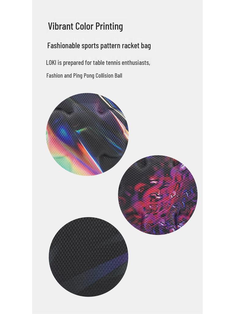 LOKI Thor Table Tennis Racket Case: Portable, Durable, Hard Shell, Large Capacity Bag