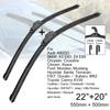 OEM качество Премиум всесезонные автомобильные щетки переднего стеклоочистителя 22 "+ 20" J Hook U-образный универсальный для FIAT Ford Honda Hyundai KIA Subaru Toyota