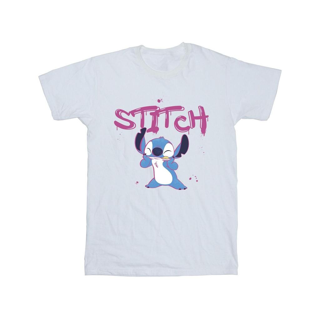 Disney Mens Lilo And Stitch Graffiti T-Shirt