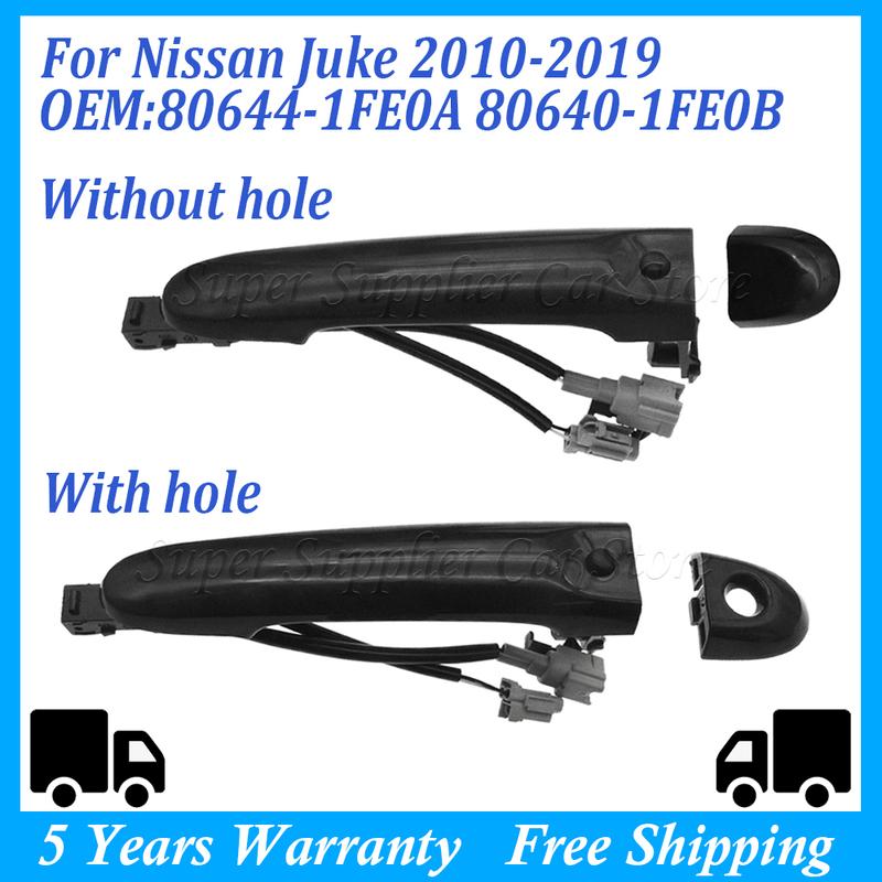 Для Nissan Juke 2010 2011 2012 2013 2015 2016 2017- Передняя наружная ручка двери без ключа 80644-3WC2A 80640-3WC2A 80644-1FE0A