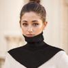 Autumn Winter Knitted Scarf High Lapel Scarf False Collar Wool Neck Protection Scarves Fake Detachablel Warm New  Neckchief