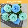 Carnation Handcrafted Silk Artificial Flowers Wedding Decor Photography Props