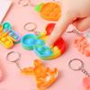 Rainbow Squeeze Stress Relief Keychain Toy for Kids