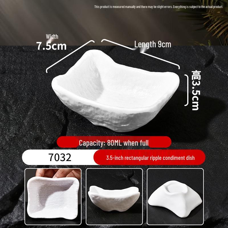 Набор из миски для риса и блюдца для соуса в стиле меламиновой керамики