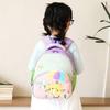 Cute cartoon kindergarten children's schoolbag boys and girls backpack 33*27*15cm Light blue