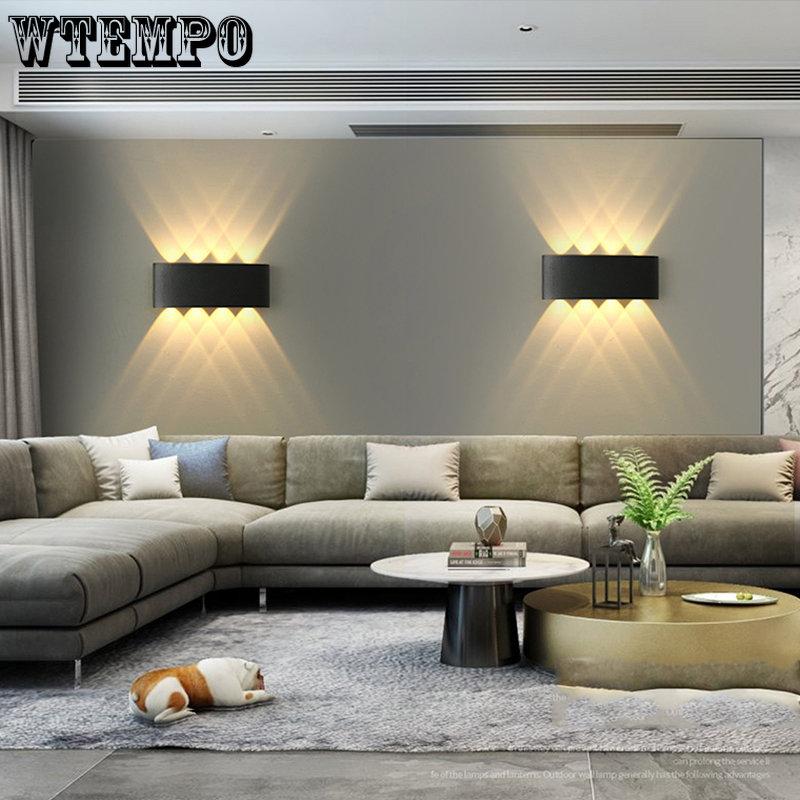 Наружное настенное освещение, светодиодное водонепроницаемое уличное освещение для двора, веранды, светильник, домашний декор для фасада, наружная стена, садовый светильник