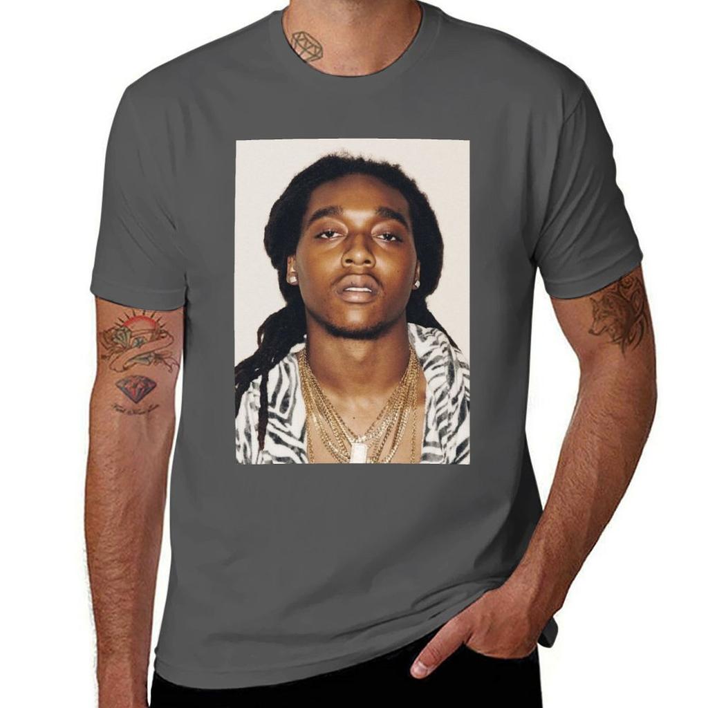 RIP TAKEOFF MIGOS Футболка Легкая Базовая Рубашка с коротким рукавом