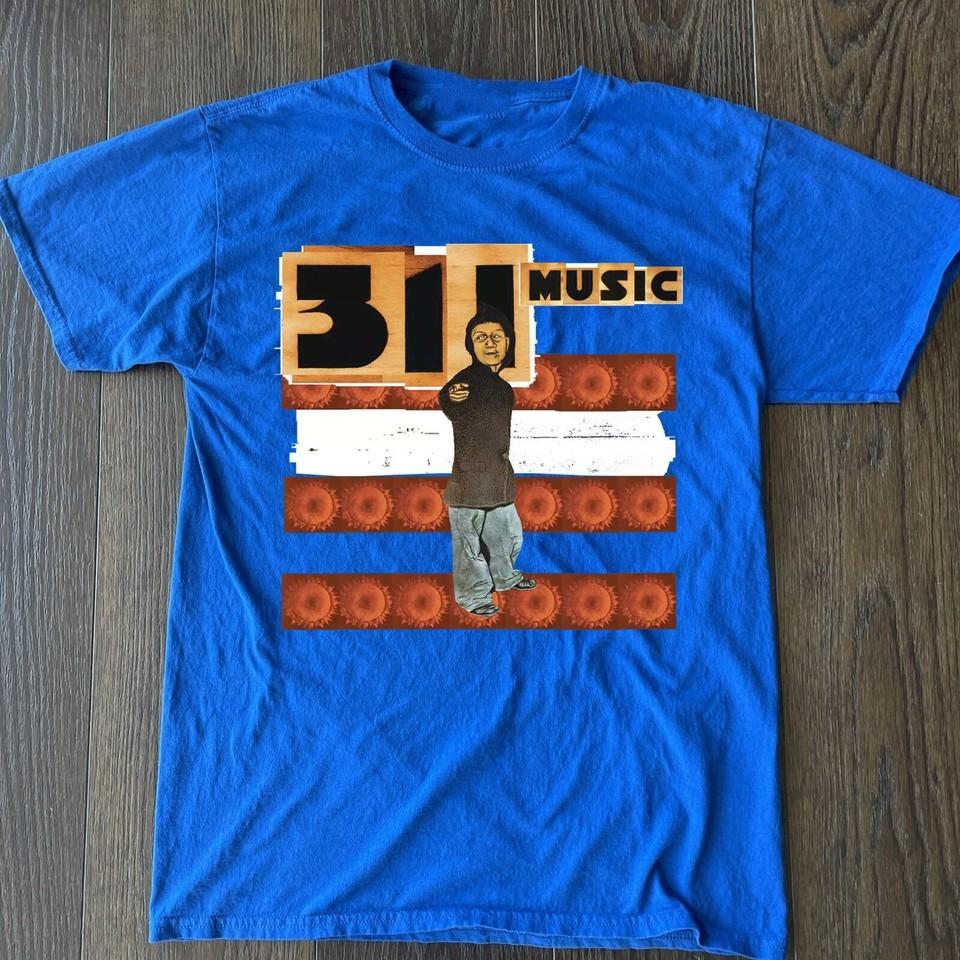 311 Band Gift For Fan Short Sleeve All Size Blue Tshirt Unisex T-Shirt
