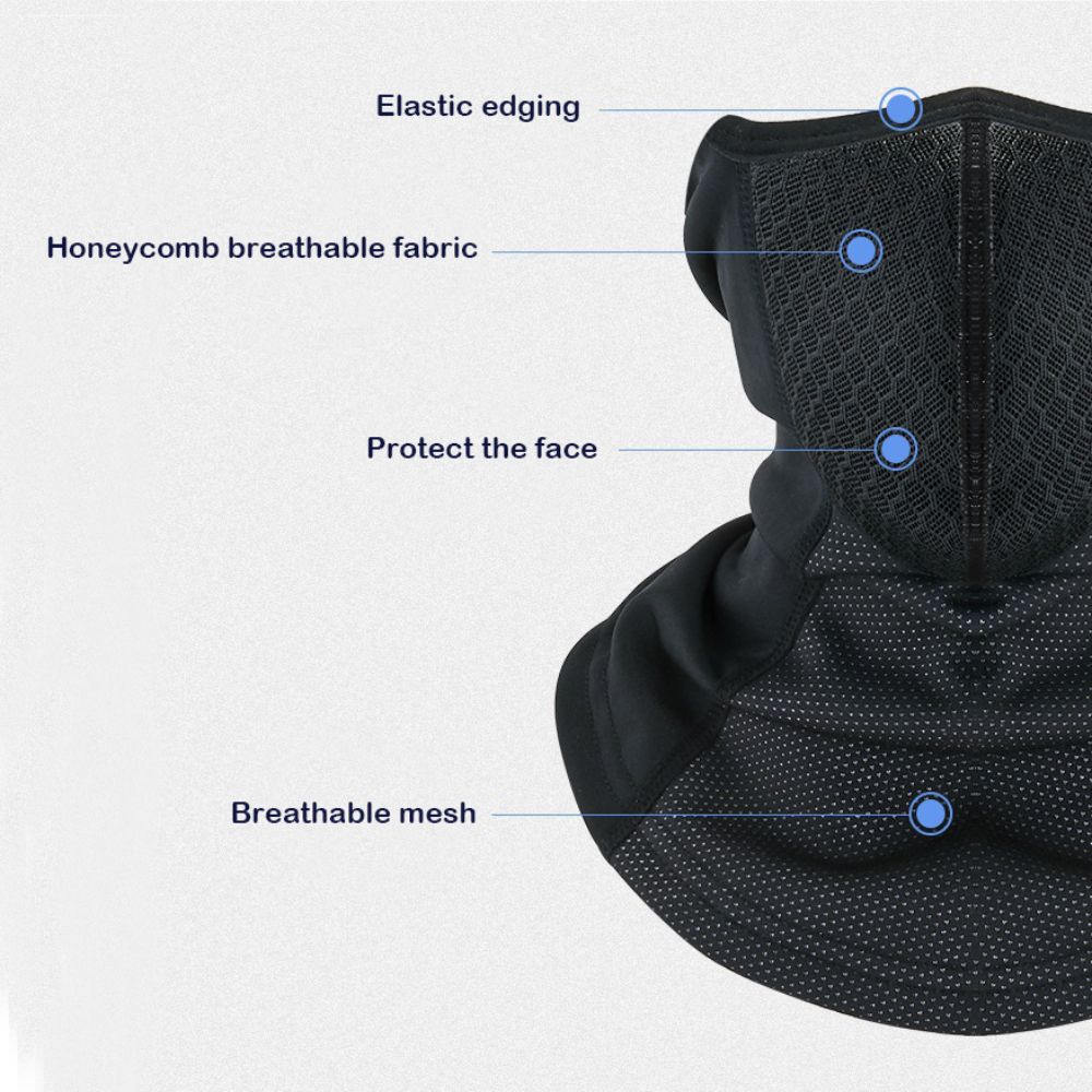 Регулируемая зимняя теплая велосипедная маска для лица мягкая бандана для лица высококачественный спортивный шарф