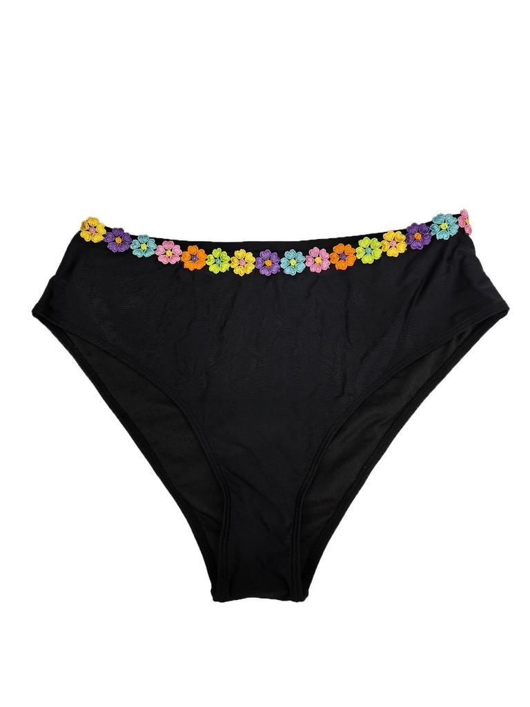 Европейский и американский бикини большого размера с высокой талией и цветочным принтом, со съемными бретелями, 2026