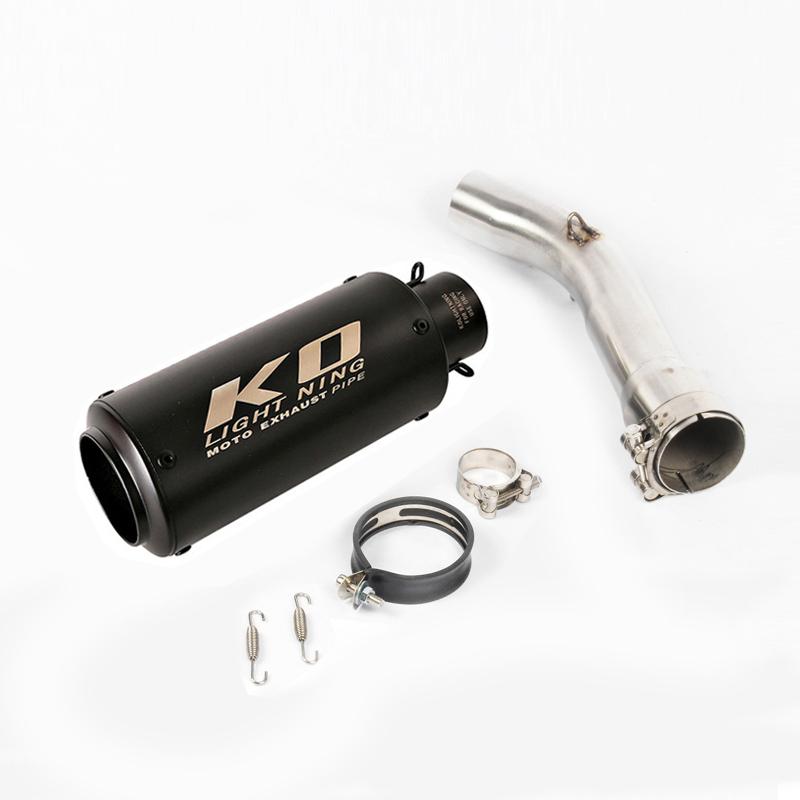 FZ1 Motorcycle Exhaust System Escape Muffler Pipe Silencer Connector Section Pipe for Yamaha FZ1