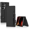 Samsung Galaxy S26 Ultra Flip Case, GKK Card Slot Wallet, Carbon Black