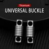 360° Rotatable Mini Spinner Buckle Swivel Connect Accessories Titanium Keychain  Ultralight