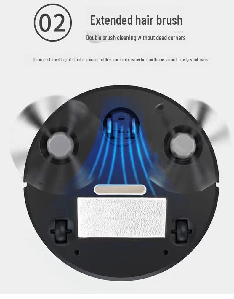 Умный робот-пылесос нового поколения с перезаряжаемой половой щеткой