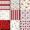 Christmas Gift Wrapping Paper, Handmade DIY Gift Box Party Supplies