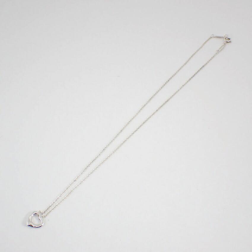 [Б/у] TIFFANY 925 Подвеска/Ожерелье Открытое Сердце/g530-65